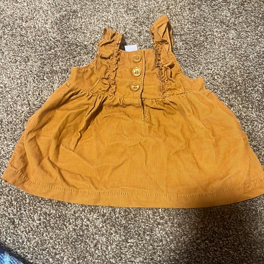 Tan/brown carters dress 3 months